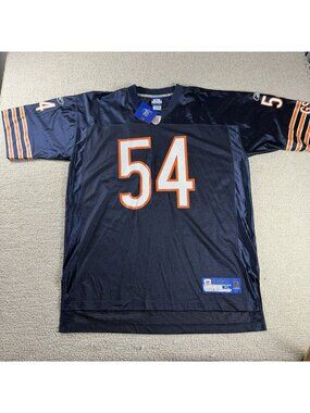 Vtintage Reebok Chicago Bears Brian Urlacher #54 Football Jersey Men’s Size XL